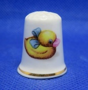 Naparstek Kolekcjonerski Porcelanowy Kaczuszka