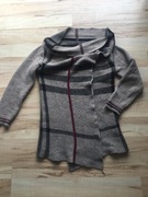 Made in Italy długi ciepły włoski sweter na jesień zimę