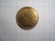 Polska moneta 5 gr groszy 2017