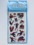Nalepki, zestaw nalepek, Spiderman