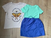 Zestaw ubrań t-shirt spódnica Sinsay r.146