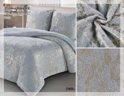 Jasnoszara polarowa pościel 160x200cm I 2x70x80 