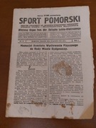 Sport  Pomorski czasopismo 1925 Bydgoszcz 