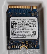 Kioxia KBG40ZNS512G 512GB PCIe 3x4 NVMe 2230 M.2 SSD