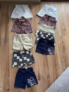 Zara cool club Zestaw letni dla bliźniaków krótkie spodenki 86 92 98