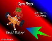 Roblox Steal A Brainrot Gym Bros 807m/s NAJTANIEJ !