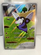 Pokémon TCG: Drilbur 124/086 BLK White Flare & Black Bolt ILLUSTRATION RARE