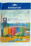 Kredki akwarelowe Staedtler "Noris Aquarell", 24 kolory
