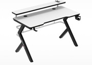 Biurko Gamingowe Huzaro Hero 5.0 White 120 cm