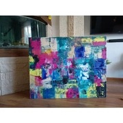 Obraz akrylowy ręcznie malowany 100x80 cm