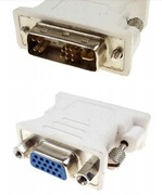 Adapter przejściówka obrazu DVI-A - VGA