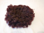 Peruka Afro brązowa kręcone włosy