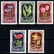 Kwiaty 1209 -2203**kompletna seria z 1951 roku 