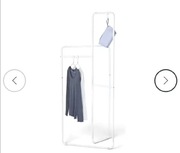 Tchibo wieszak  garderoba , metalowy biały idealny do kąta