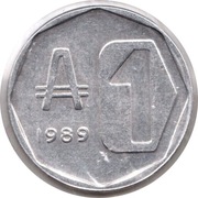 ARGENTYNA 1 austral 1989 KM# 100, AU