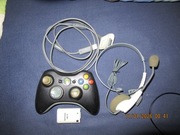 Pad Xbox 360 + słuchawka z mikrofonem