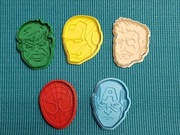 Foremki do ciastek, pierników, modeliny – Marvel – zestaw 5 sztuk 