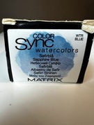 Matrix Color Sync watercolors sapphire blue