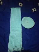 Szal,beret komplet