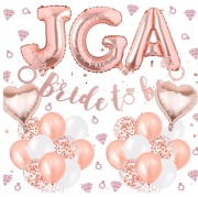 Zestaw dekoracji na wieczór panieński balony baner bride