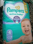Pampers Active baby 4 (9-14 kg) 132 sztuki 