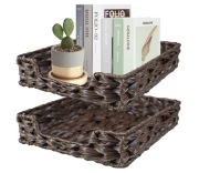 2 Sztuki Naturalna Tacka Organizer Na Dokumenty Urządzenia