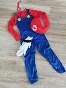 Strój Mario bal karnawałowy, przebierańców, dzień postaci z bajek 