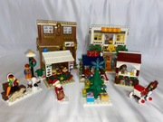 LEGO CITY KIERMASZ ŚWIĘTA MIKOŁAJ CHOINKA 16 FIGUREK ŚWIĄTECZNA ULICA DOM
