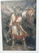 Obraz „Weles” – oryginalna praca – Tomasz Pukszta – słowiańska mitologia 
