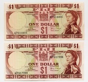 Fidżi 1 dolar 1974 P.71 Rzadki