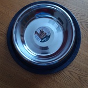 MISKA METALOWA NA GUMIE DLA PSA 0,9L   2 SZTUKI