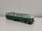 Su46 -  051 z zielonym  przodem lokomotywa towarowa-sklejony Model kartonow