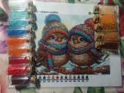 Zestaw do haftu koralikowego 