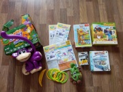 ZABAWKI ZESTAW 5 MAŁPA HASBRO JEŻDZI,PUZZLE,GRA,KSIĄZKA,MASKOTKA i NOWE