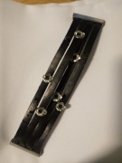 Bransoletka magnetyczna z rzemyka z dżetami 