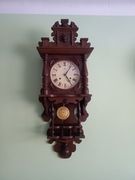 Stary wiszący zegar ścienny typu Ślązak