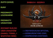 Diablo 4 IV - Sezon 9 - [ZŁOTO GOLD RUNY ITEMY - WSZYSTKO] PC/PS5/PS4/XBOX