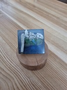 Piękny widok gór zamknięty w zywicy epoksydowej