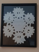 Serweta hand made z lat '70 w nowej ramie