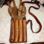 Skórzana ładownica Zastawa M56 MP40 na 4 magazynki