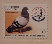 Kuba 2007 Mi 4904 ptaki  gołąb idealna pozycja