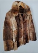 FUTRO NATURALNE RUDE LIS CIENIOWANE ELEGANCKIE KLASYK