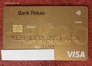 PIEKNA KARTA VISA GOLD BANK PEKAO S.A -UNIKAT D.W,12/29