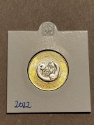 Moneta Kazachstan 100 tenge 2022 zwinięty lampart 