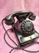 Stary telefon tarczowy siemens