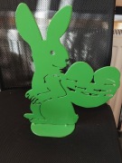 Zając wielkanocny duży 40 cm zielony