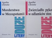 Agatha Christie Duże litery - Zwierciadło pęka, Morderstwo w Mezopotamii