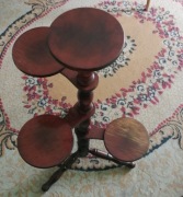 kwietnik stojak drewniany 4-poziomowy 