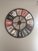 Zegar ścienny metalowy 80 cm