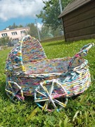 Wózek na babyshower, prezent
